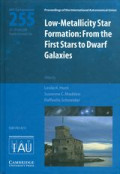 Low-metallicity star formation : from the first stars to dwarf galaxies : proceedings of the 255th Symposium of the International Astronomical Union held in Rapallo (Genova), Italy, June 16-20, 2008