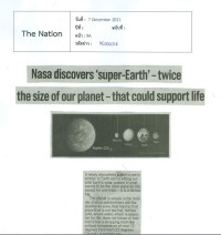 Nasa discovers 'super-Earth' - twice the size of our planet - that could support life