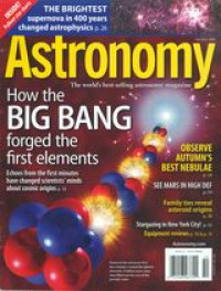 Astronomy : October 2007