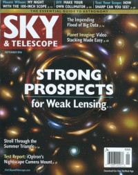 Sky and telescope : September 2016